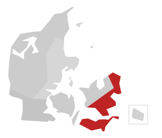 Koebenhavn, Nord- og Sydsjælland
